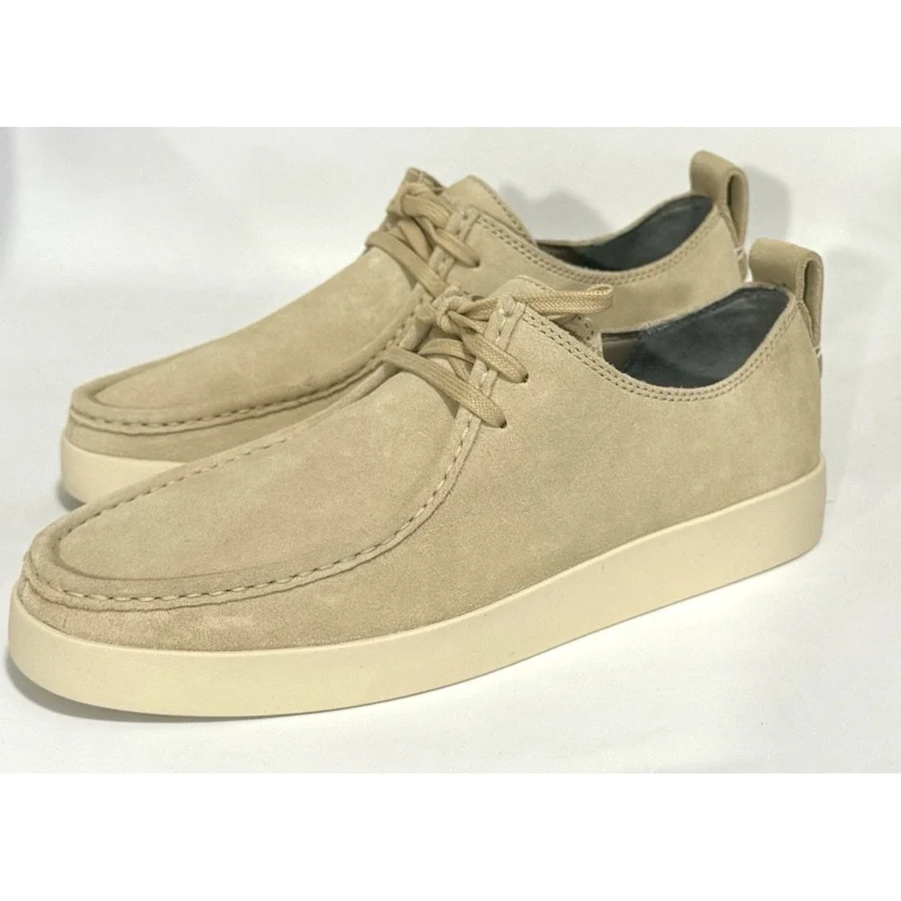 Everlane Shoes Men's Size 8.5 The Desert Suede Leather Lace Up Beige